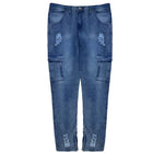 Jeans Men Wide Leg Cargo Pants Streetwear Baggy Men Korean Fashion Loose Straight Male Clothing Y2K Hip Hop Style Male Trousers PlatiNum
