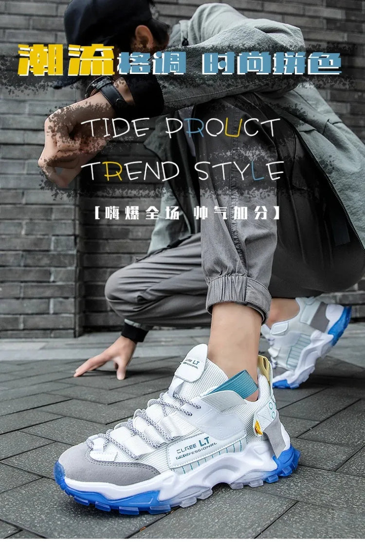 High Quality Men Shoes Sneakers Male Tenis Luxury Mens Casual Shoes Trainer Race Breathable Trend Loafers Running Shoes for Men