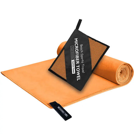 Asciugamano in microfibra di alta qualità di alta qualità, 6 misure, ultra assorbente, ad asciugatura rapida, borsa portatile, palestra, yoga, spiaggia, campeggio, viaggi, leggero