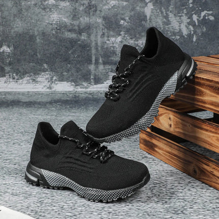 Breathable Socks Shoes Women Lightweight Knitted Casual Sneakers Non-slip Walking Footwear Outdoor Jogging Fitness Sports PlatiNum