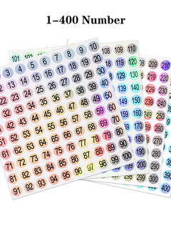 1 500 Number Stickers Self Adhesive Labels for Nail Art Storage Organizing DIY Craft Marking Manicure Tool Kit 2027