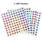 1 500 Number Stickers Self Adhesive Labels for Nail Art Storage Organizing DIY Craft Marking Manicure Tool Kit 2027