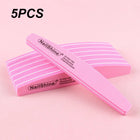 Professional Double‑sided Nail File Block Colorful Sponge Nail Polish Buffing Sanding Buffer Strip Polishing Pedicure