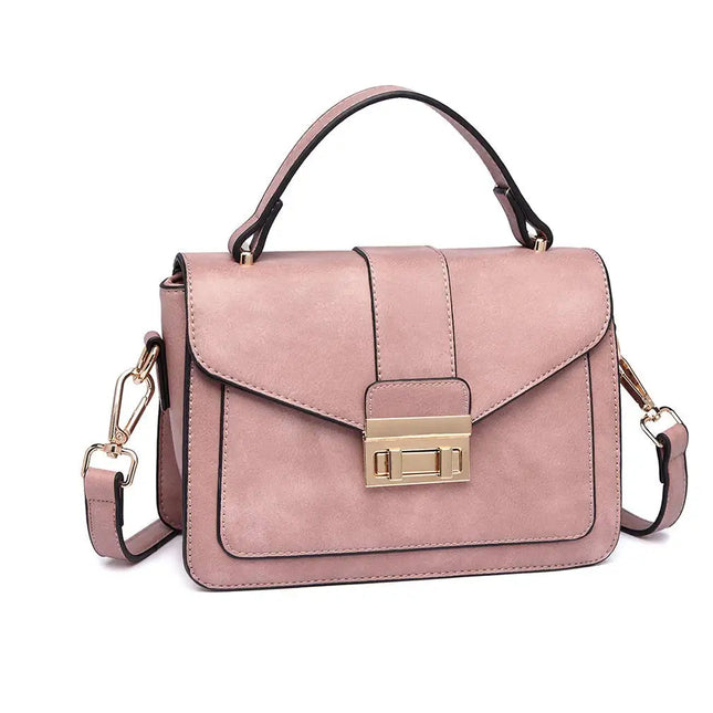 Miss Lulu WOMEN'S Handbag Small Elegant Handle bag Leather shoulder bag Stylish Shoulder bag Shoulder for Allt PlatiNum
