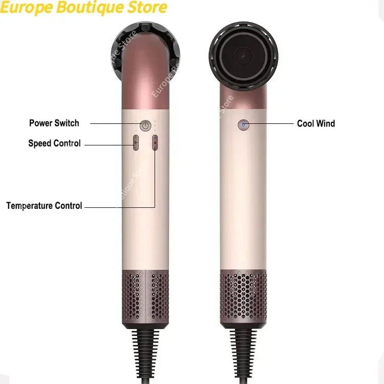 2025 NEW 1.8M/2.7M 4 Nozzles Hair Dryer High Speed Hair Blower Quick Drying Negative Ion Secadora Para Cabello