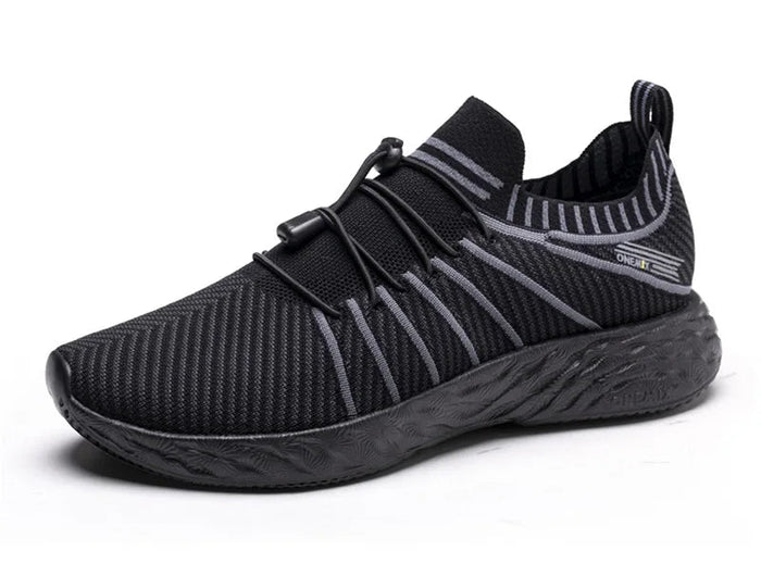 Scarpe da corsa impermeabili ONEMIX per uomo Sneakers Unisex in Mesh traspirante estivo per scarpe da Trekking da passeggio per uomo Slip-on all'aperto PlatiNum