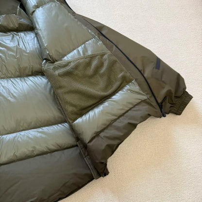 NANGA × EM Piumino termico con cappuccio impermeabile funzionale per esterni