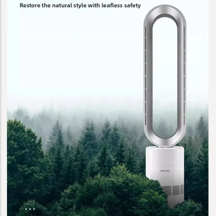 Ventilatore a Torre Senza Pale Angelo Tedesco 220V, Purificatore d'Aria e Riscaldatore 2 in 1 per Uso Domestico QDW