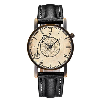 FEB 30TH Walking Men Design orologio Unisex da uomo dal Design creativo 3ATM cinturino in acciaio inossidabile resistente all'acqua platinumshop
