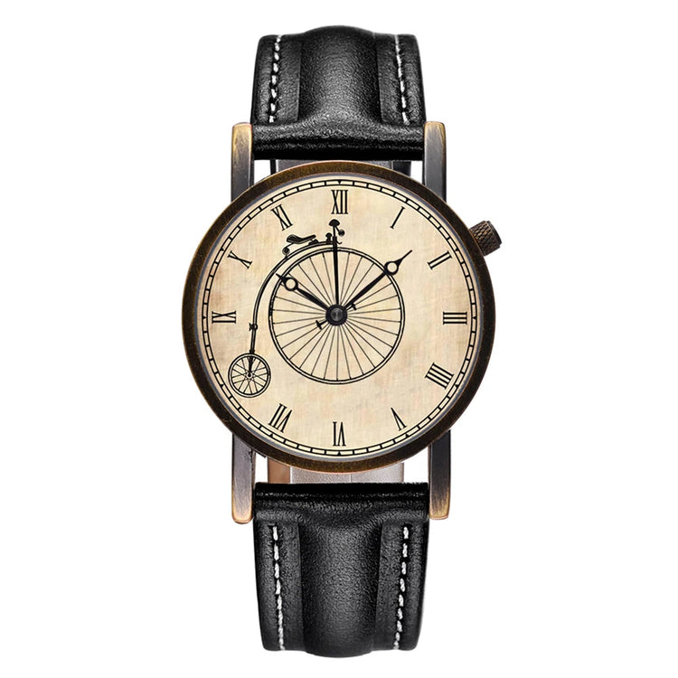 FEB 30TH Walking Men Design orologio Unisex da uomo dal Design creativo 3ATM cinturino in acciaio inossidabile resistente all'acqua platinumshop