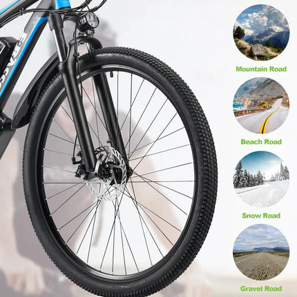 Bicicletta elettrica E8 29'' EBYCCO con motore da 48V 17.5Ah e pedalata assistita per il pendolarismo quotidiano
