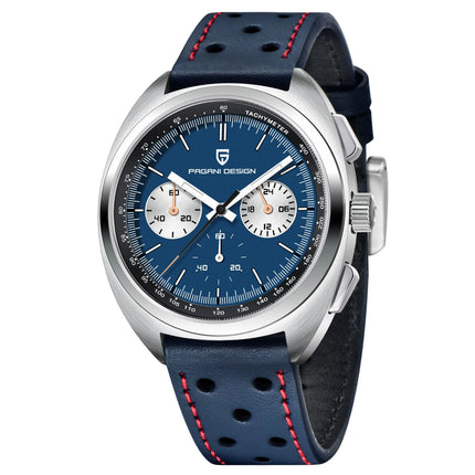PAGANI DESIGN Orologi da uomo Retro Panda Quadrante Orologio al quarzo da uomo Giappone VK63 Cronografo Vetro zaffiro Orologio da polso da uomo 2024 Nuovo