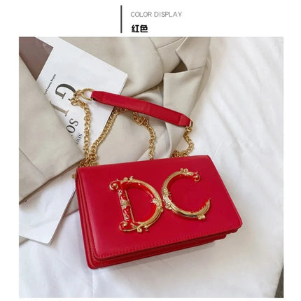 High quality fashionable women's bag hot selling chain bag trendy candy color small square bag for women PlatiNum