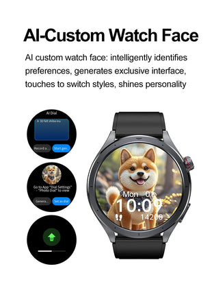 Nuovo Smartwatch 2026 per Analisi del Grasso Corporeo, ECG+PPG, Acido Urico, Pressione Sanguigna, Ossigeno nel Sangue, Orologio con Chiamate per Uomini e Donne platinumshop