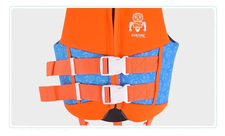 Giubbotto di salvataggio in neoprene per bambini, giubbotto di salvataggio galleggiante per ragazzi e ragazze, gilet da surf, galleggiamento alla deriva, aiuto per il nuoto