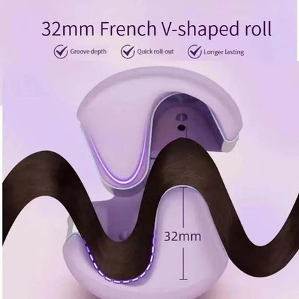 Foldable Lcd Display Hair Styling Professional Wave Hair Curling Ceramic Irons 3 Barrel Electric Hair Curler
