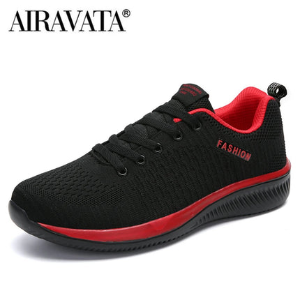 Scarpe da ginnastica da uomo e da donna in maglia, traspiranti, atletiche, da corsa, da passeggio