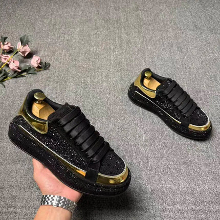 2026 spring and autumn new trendy brand low-top hot diamond board shoes men's lace-up versatile sports dad shoes