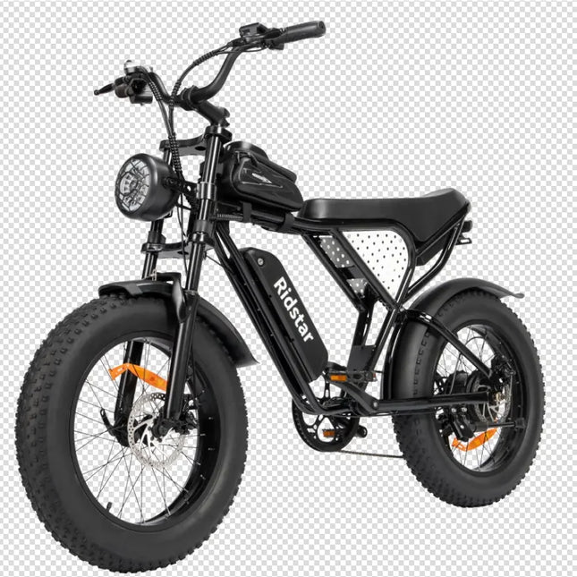 Ridstar Q20 Pro Ebike, doppio motore 2000 W, due batterie 40 Ah, velocità massima 60 KM/H, chilometraggio massimo 120 km in modalità PAS, bici spessa 20 * 4,0