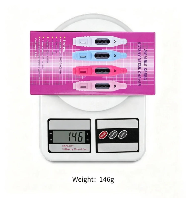 Pen‑Form Manicure Pedicure Grinding Machine Compact Electric Nail Polisher Drill For Daily Nail Grooming And Diy Hand‑Made Nail Creation