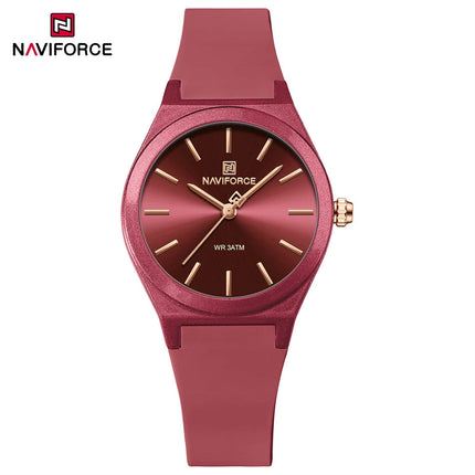 NAVIFORCE 2025 Orologi moda donna Orologio al quarzo Sport Cinturino in silicone Orologi da polso da donna Orologio semplice Regalo relogios feminino platinumshop