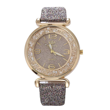 Orologio da donna di marca di lusso Orologio da polso al quarzo da donna con cassa rotonda Orologi da donna Orologio da festival Regalo di San Valentino platinumshop