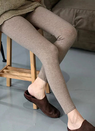 High-quality Sheep Hot Sales Leggings Women Autumn Winter Wool Long Elastic Ladies Fashionable Versatile Basic Style Warm Pants PlatiNum