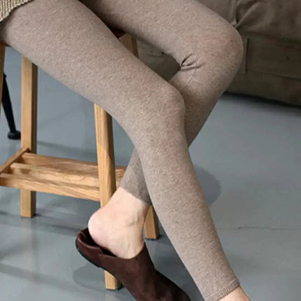 High-quality Sheep Hot Sales Leggings Women Autumn Winter Wool Long Elastic Ladies Fashionable Versatile Basic Style Warm Pants PlatiNum