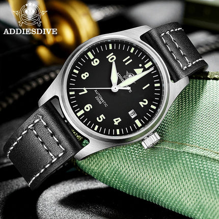 ADDIESDIVE Watches For Men C3 Super Luminous 200m Waterproof  Japan 8215 316L Stainless Reloj Hombre Automatic Mechanical Watch