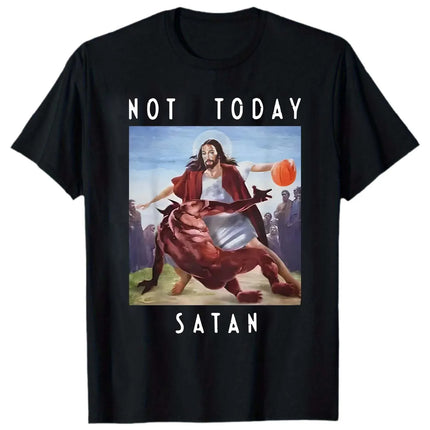 Men's summer short-sleeved printed t-shirt, unisex style, suitable for house parties as a gift