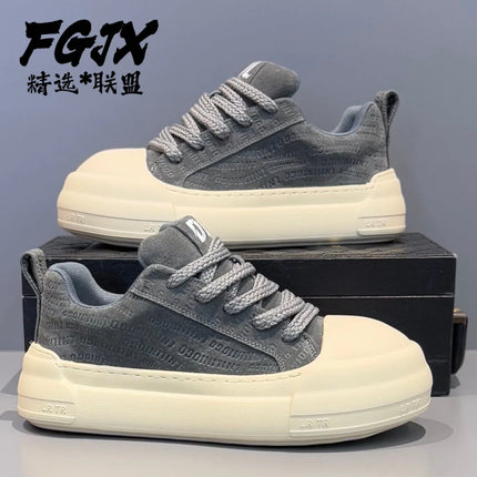 Board shoes 2026 new spring men's shoes trend versatile casual youth thick soled height increasing sports shoes