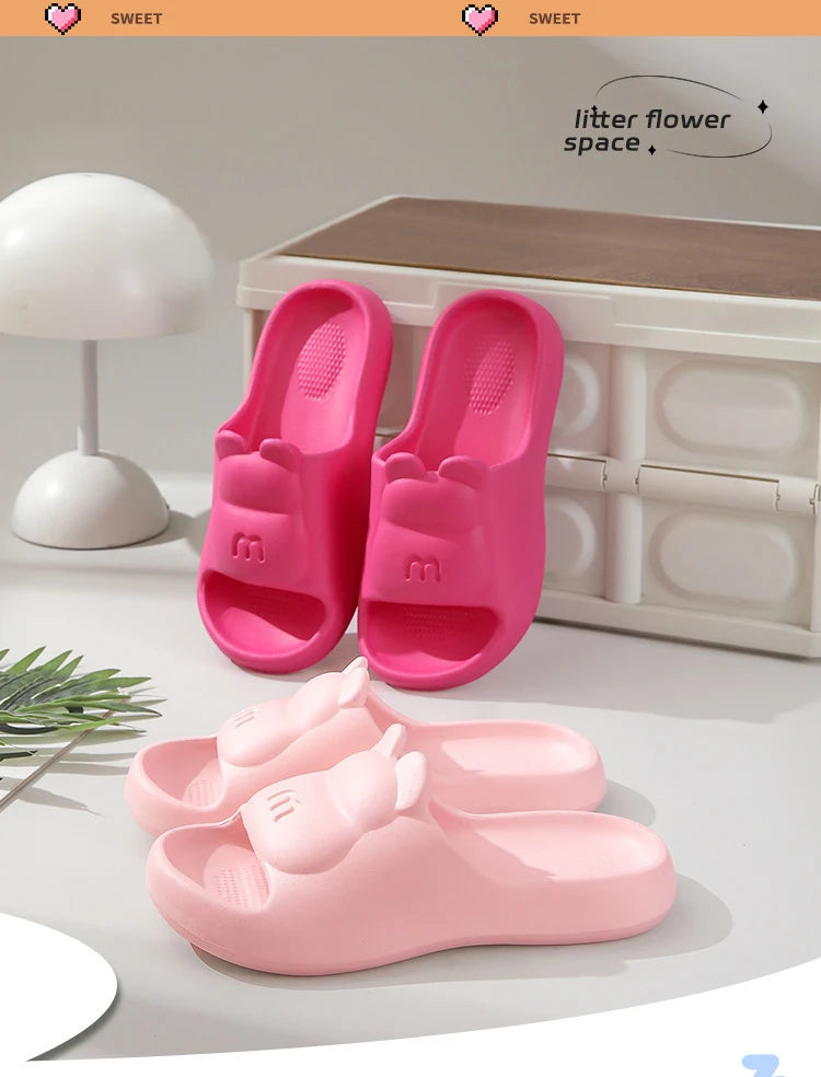 Pantofole estive nuove 2025 per la casa delle donne, casa antiscivolo e odorosa in EVA, bagno interno, doccia, pantofole rinfrescanti