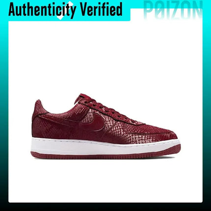 Nike x Kobe Bryant Air Force 1 Breathable Low top Skateboard Shoes Men's Red White IB0018-600