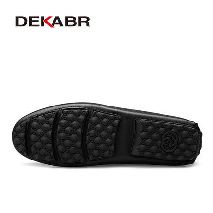 DEKABR Mocassini estivi Uomo Mocassini di marca di lusso Scarpe da uomo Mocassini in pelle Scarpe Slip on Mocassini da lavoro antiscivolo per uomo
