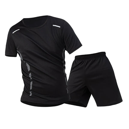 Tuta sportiva da uomo ad asciugatura rapida 1/2/4 pezzi T-shirt casual traspirante a maniche corte Tasca Pantaloncini versatili per adolescenti da indossare platinumshop