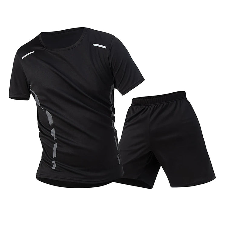 Tuta sportiva da uomo ad asciugatura rapida 1/2/4 pezzi T-shirt casual traspirante a maniche corte Tasca Pantaloncini versatili per adolescenti da indossare platinumshop