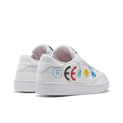 Reebok Club C Skateboard Shoes Unisex Low Top White FY3073