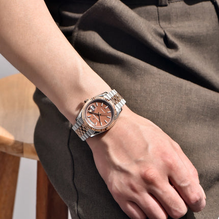 PAGANI DESIGN quadrante smaltato 2025 nuovi orologi da uomo DD36 argento oro orologio automatico di lusso da uomo orologio da polso meccanico impermeabile