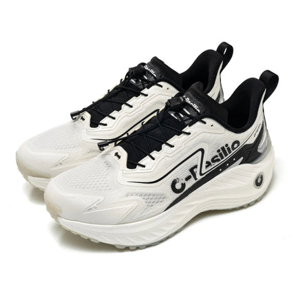 ONEMIX Autunno Inverno Luce 0 Outdoor Shock Assorbibile Leggero Scarpe da corsa da fondo Uomo Antiscivolo Resistente all'usura Arrampicata PlatiNum