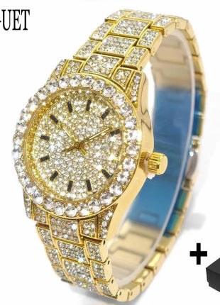 Orologio da Donna UNIGUET di Lusso alla Moda, Elegante Quadrante Piccolo con Diamanti Rosa, Mini Orologio da Polso al Quarzo Bling-Bling da Donna, Regalo platinumshop