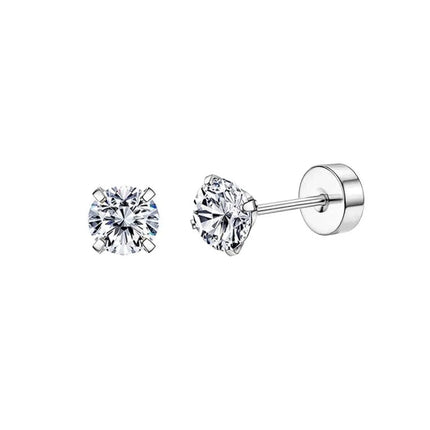 Set di 6 Paia di Orecchini per Piercing Multipli, Piccoli Orecchini a Cerchio, Orecchini a Perno con Zirconi, Opale e Perla per Donne platinumshop