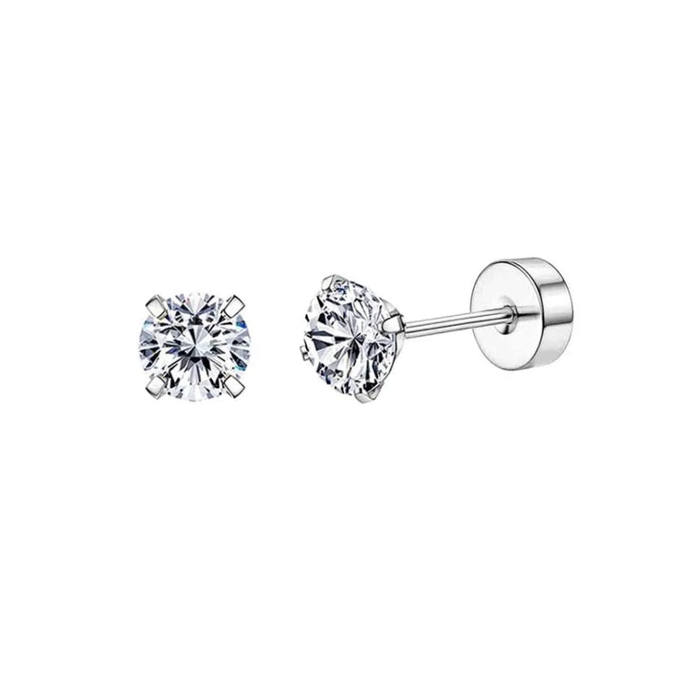 Set di 6 Paia di Orecchini per Piercing Multipli, Piccoli Orecchini a Cerchio, Orecchini a Perno con Zirconi, Opale e Perla per Donne platinumshop