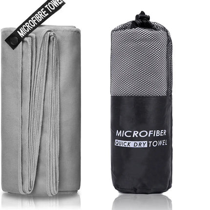 Serviette de Sport à Séchage Rapide 40x80/80x160CM Bleu Gris Vert Orange pour Natation Salle de Sport Fitness Camping Course Plage