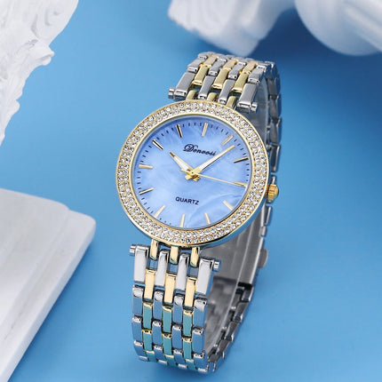 Orologio al quarzo da donna DENVOSI Orologio da polso da donna All-match con montatura di diamanti di lusso elegante e alla moda delle migliori marche platinumshop