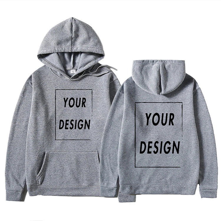 Your Own Design Brand Logo/Picture Personalized Custom Anywhere Men Women DIY Hoodies Sweatshirt Casual Hoody Fashion New