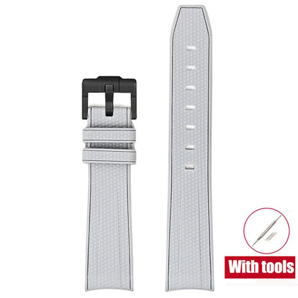 Cinturino in gomma per Swatch X Omega Joint MoonSwatch Cinturino sportivo impermeabile da 20 mm Cinturino con estremità curva in silicone per uomo donna platinumshop
