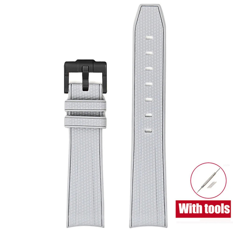 Cinturino in gomma per Swatch X Omega Joint MoonSwatch Cinturino sportivo impermeabile da 20 mm Cinturino con estremità curva in silicone per uomo donna platinumshop