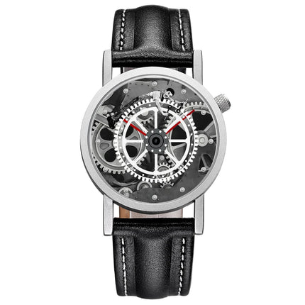 FEB 30TH Walking Men Design orologio Unisex da uomo dal Design creativo 3ATM cinturino in acciaio inossidabile resistente all'acqua platinumshop