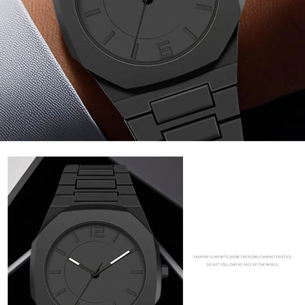 UTHAI 2025 Nuovi orologi da uomo Business Braccialetti in plastica impermeabili Orologi al quarzo alla moda e casual Reloj Hombre platinumshop