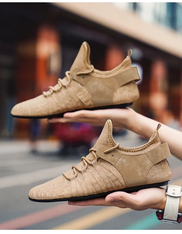 YRZL Mocassini in rete da uomo Mocassini da guida Fondo sottile Scarpe basse da passeggio Mocassini casual antiscivolo traspiranti Scarpe da uomo estive